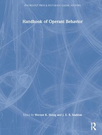 Enlarge image Cover: Handbook of Operant Behavior - Routledge