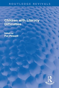 Abbildung von: Children with Literacy Difficulties - Routledge