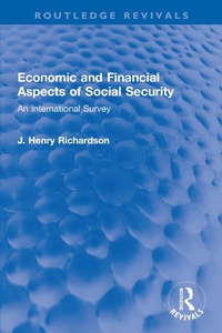 Abbildung von: Economic and Financial Aspects of Social Security - Routledge