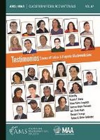 Enlarge image Cover: Testimonios - American Mathematical Society