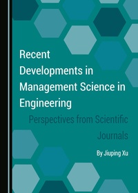 Abbildung von: Recent Developments in Management Science in Engineering - Cambridge Scholars Publishing