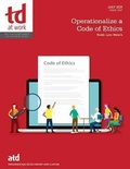 Cover: Operationalize a Code of Ethics - ATD Press