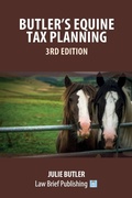 Cover: Butler's Equine Tax Planning - Law Brief Publishing