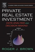 Cover: Private Real Estate Investment - Academic Press