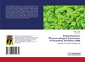 Cover: Phytochemical, Pharmacological Evaluation of Acanthus Ilicifolius LINN - LAP Lambert Academic Publishing