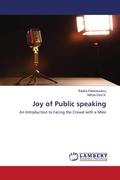 Cover: Joy of Public speaking - LAP Lambert Academic Publishing