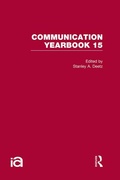 Cover: Communication Yearbook 15 - Routledge