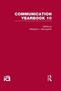 Cover: Communication Yearbook 10 - Routledge