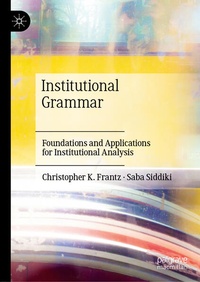 Enlarge image Cover: Institutional Grammar - Palgrave Macmillan