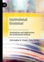 Cover: Institutional Grammar - Palgrave Macmillan