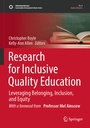 Cover: Research for Inclusive Quality Education - Springer