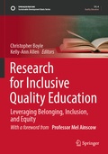 Cover: Research for Inclusive Quality Education - Springer