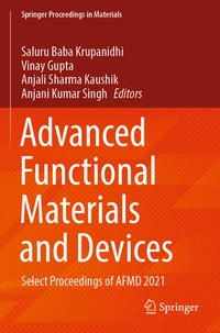 Enlarge image Cover: Advanced Functional Materials and Devices - Springer