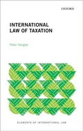 Cover: International Law of Taxation - Oxford University Press