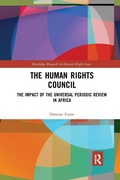Cover: The Human Rights Council - Routledge