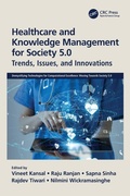 Cover: Healthcare and Knowledge Management for Society 5.0 - CRC Press