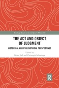 Cover: The Act and Object of Judgment - Routledge