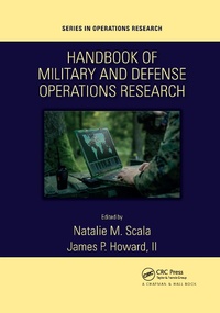 Enlarge image Cover: Handbook of Military and Defense Operations Research - Chapman & Hall/CRC