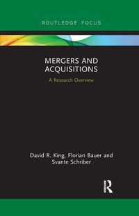 Enlarge image Cover: Mergers and Acquisitions - Routledge