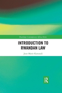 Enlarge image Cover: Introduction to Rwandan Law - Routledge