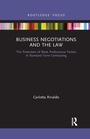 Cover: Business Negotiations and the Law - Routledge