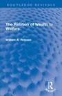 Cover: The Relation of Wealth to Welfare - Routledge