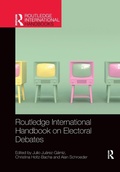 Cover: Routledge International Handbook on Electoral Debates - Routledge