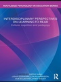 Cover: Interdisciplinary Perspectives on Learning to Read - Routledge