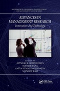 Cover: Advances in Management Research - CRC Press