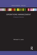 Cover: Operations Management - Routledge