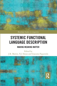 Enlarge image Cover: Systemic Functional Language Description - Routledge