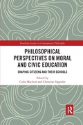Cover: Philosophical Perspectives on Moral and Civic Education - Routledge