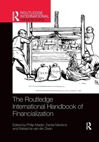 Enlarge image Cover: The Routledge International Handbook of Financialization - Routledge