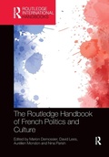 Cover: The Routledge Handbook of French Politics and Culture - Routledge