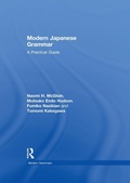 Cover: Modern Japanese Grammar - Routledge