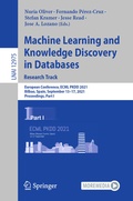 Cover: Machine Learning and Knowledge Discovery in Databases. Research Track - Springer