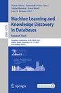 Cover: Machine Learning and Knowledge Discovery in Databases. Research Track - Springer