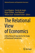 Cover: The Relational View of Economics - Springer