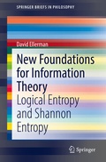 Cover: New Foundations for Information Theory - Springer