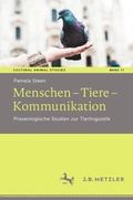 Cover: Menschen - Tiere - Kommunikation - J.B. Metzler