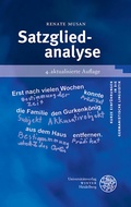 Cover: Satzgliedanalyse - Universit&auml;tsverlag Winter