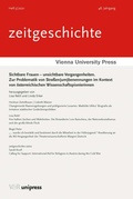 Cover: Sichtbare Frauen - unsichtbare Vergangenheiten - V&R unipress