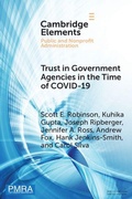 Cover: Trust in Government Agencies in the Time of COVID-19 - Cambridge University Press