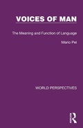 Cover: Voices of Man - Routledge