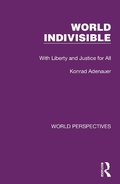 Cover: World Indivisible - Routledge