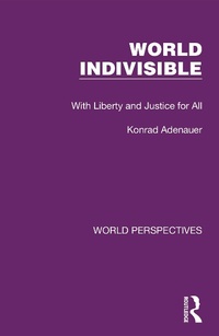 Abbildung von: World Indivisible - Routledge