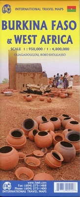 Abbildung von: Burkina Faso & West Africa - ITMB Publishing