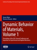 Cover: Dynamic Behavior of Materials, Volume 1 - Springer
