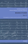 Cover: Brahms-Studien Band 19 - Georg Olms Verlag