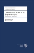 Cover: "Shakespeare, so wie er ist" - Universit&auml;tsverlag Winter